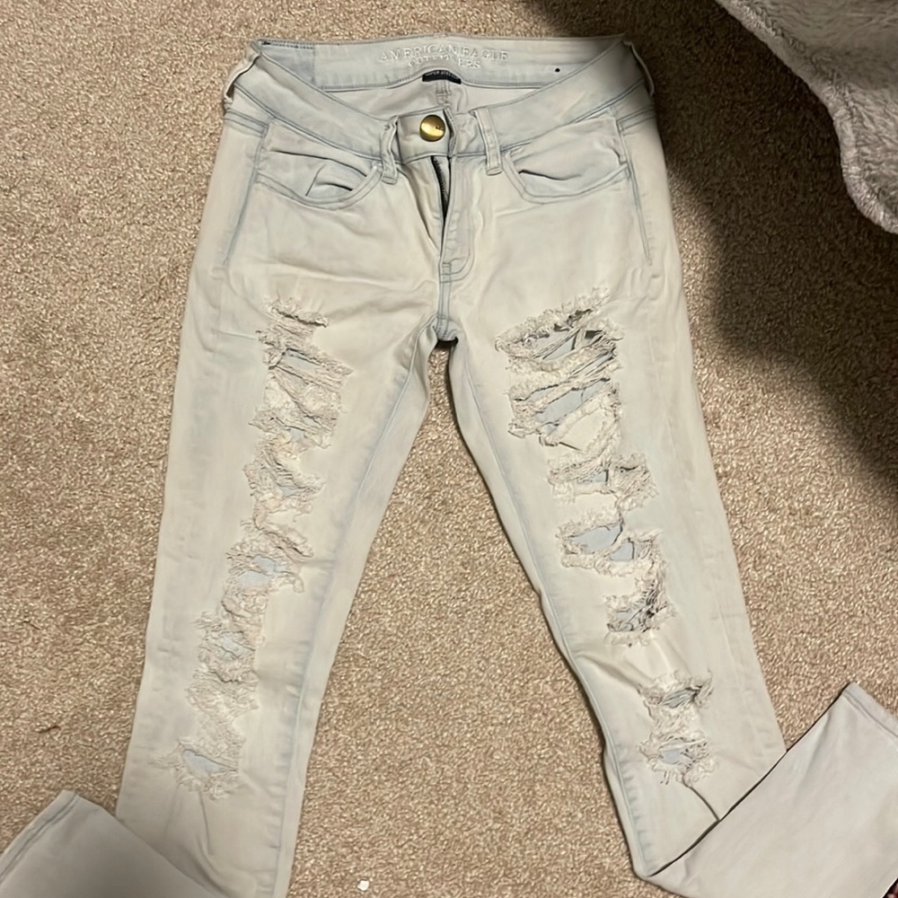 American Eagle Ripped Super stretch jeans